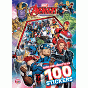 AVENGERS สนุกกับระบายสีและสติ๊กเกอร์ 100 ดวง